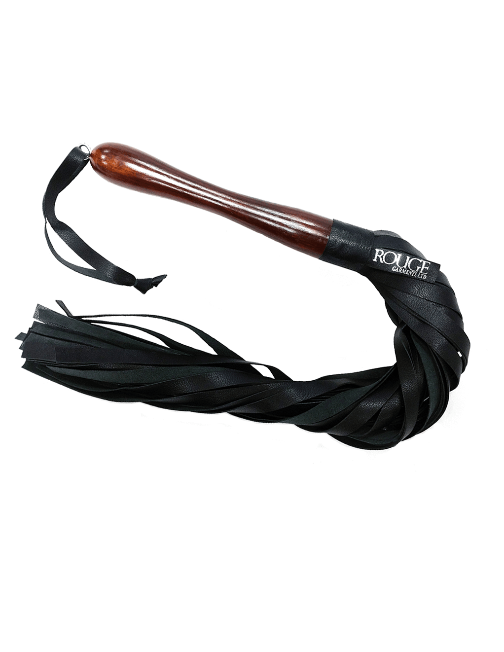 Rouge Wooden Handle Leather Flogger - Xoxomoving