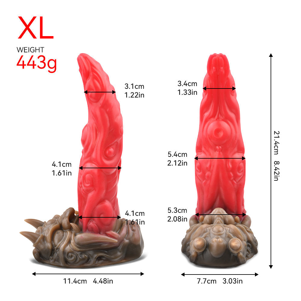 Gargoyle's Tongue Dildo Premium Silicone Mythical Fantasy Toy Xoxomoving
