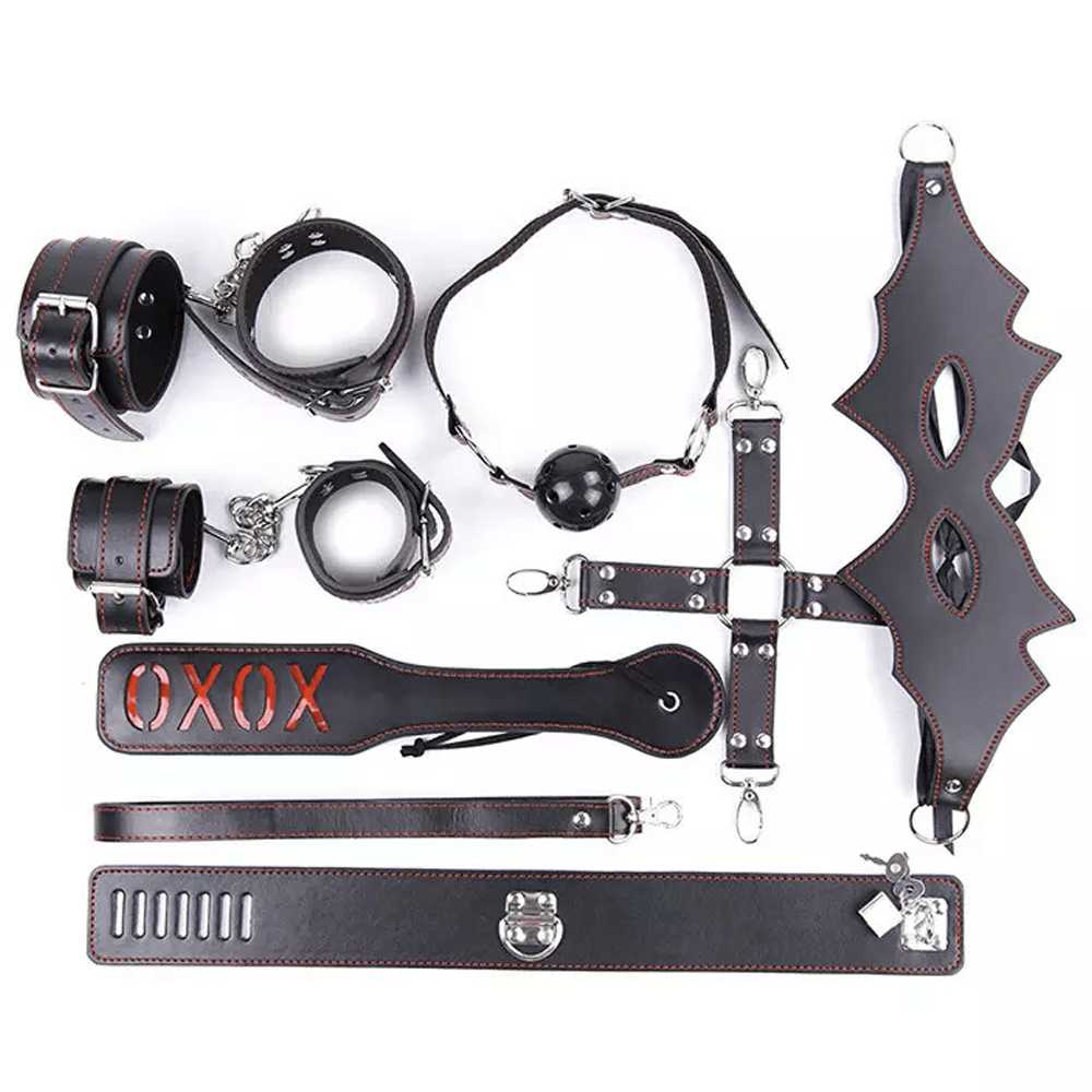 Kit de bondage de cuero vegano XOXO