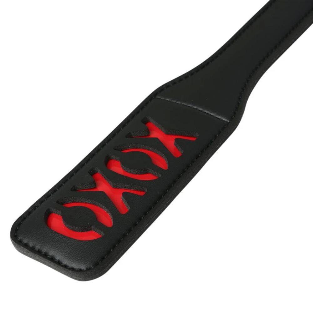 XOXO Impressions Leather Spanking Paddle - Xoxomoving