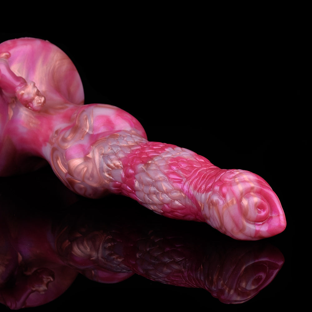 8 Inch Dog Knot Vibrating Strap On Dildo 我的商店