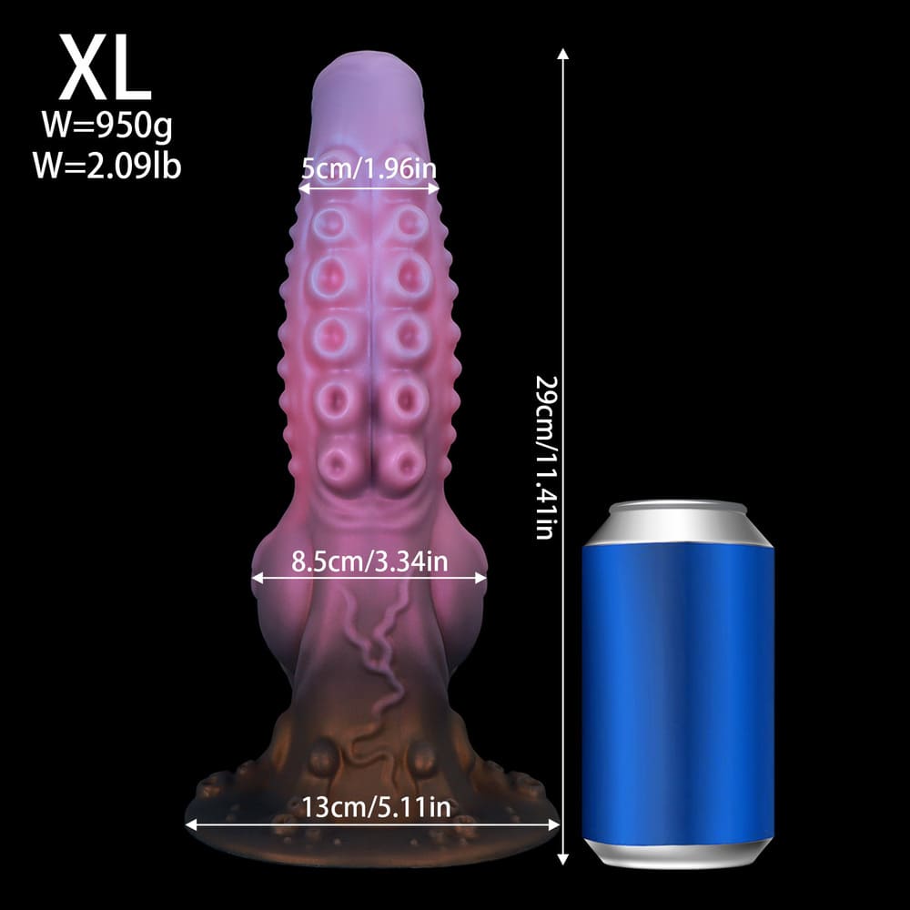 Xyro - Deep Sea Octopus Tentacle Dildo - 4 Sizes
