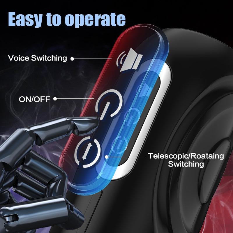 Chainsaw - Telescopic Rotation Masturbation Cup - Xoxomoving