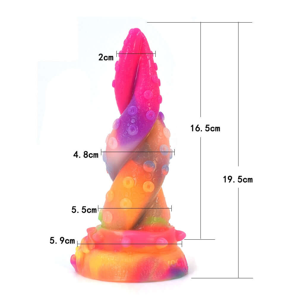 Gorgoth Dildo Glow in the Dark Premium Silicone Fantasy Toy Xoxomoving