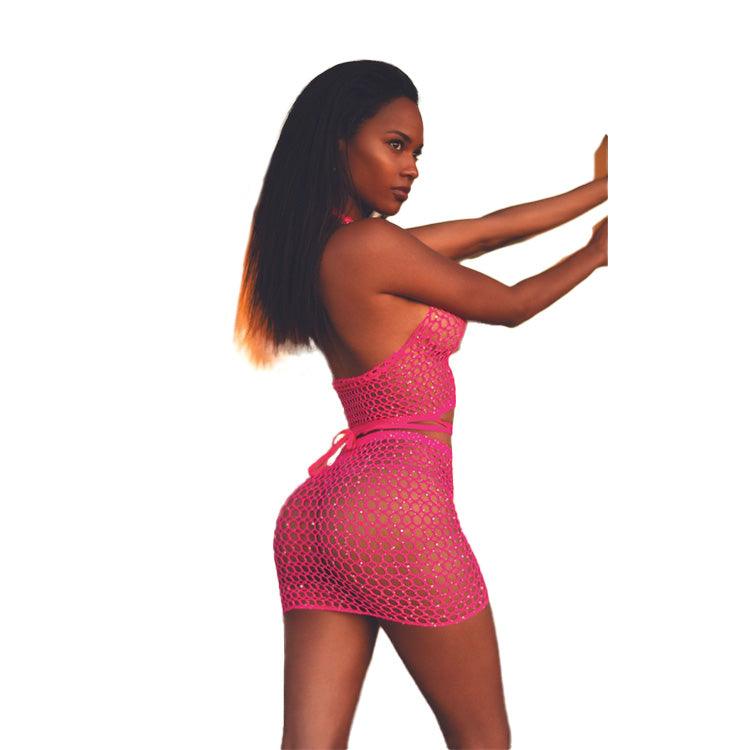 Rhinestone Baddie 3pc Set Xoxomoving