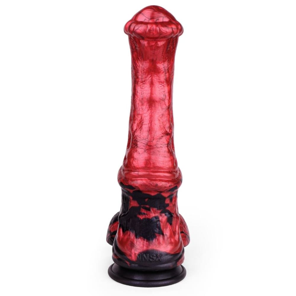 10.8 Inch Curved Silicone Fantasy Equine Dildo