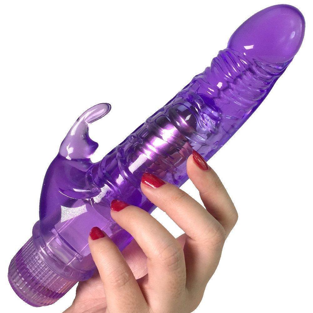 Abby's Thick Veined G-Spot Massaging Rabbit Vibe - Xoxomoving