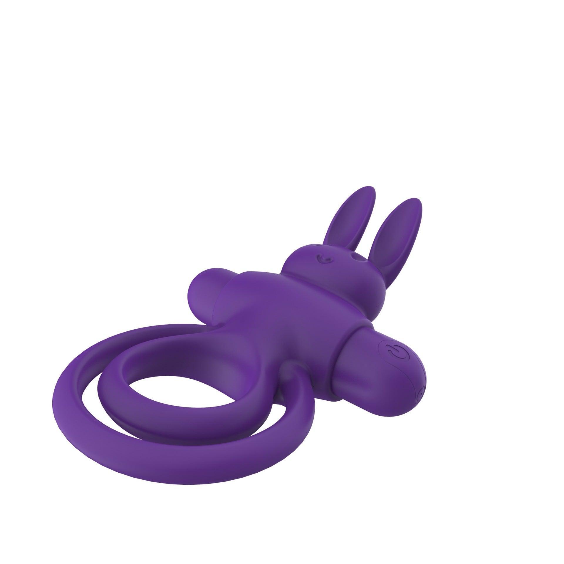 Adam and Eve Silicone Remote Control Rabbit Ring - Xoxomoving