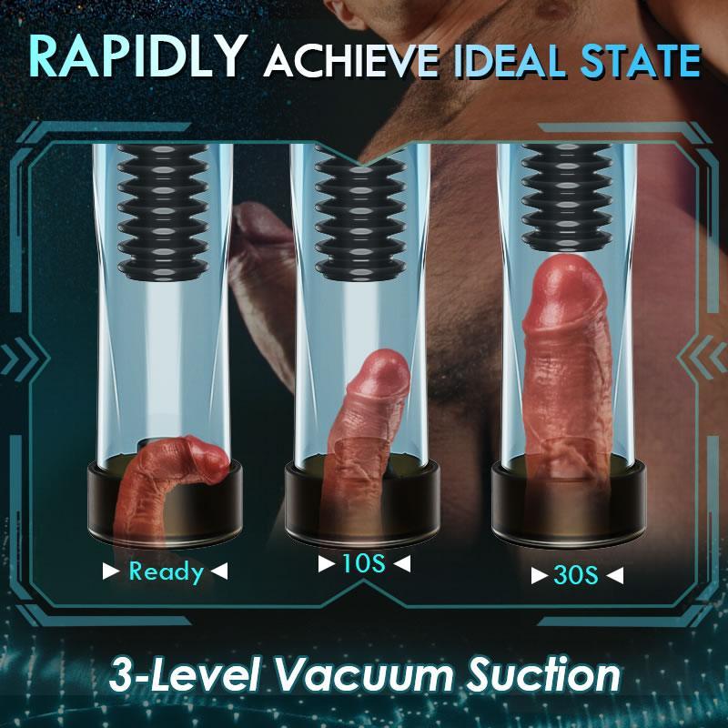 Adaptive Vacuum Suction Penis Trainer with Built-In Vibrator for Intense Pleasure - Xoxomoving