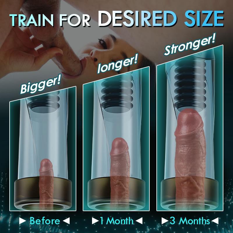 Adaptive Vacuum Suction Penis Trainer with Built-In Vibrator for Intense Pleasure - Xoxomoving