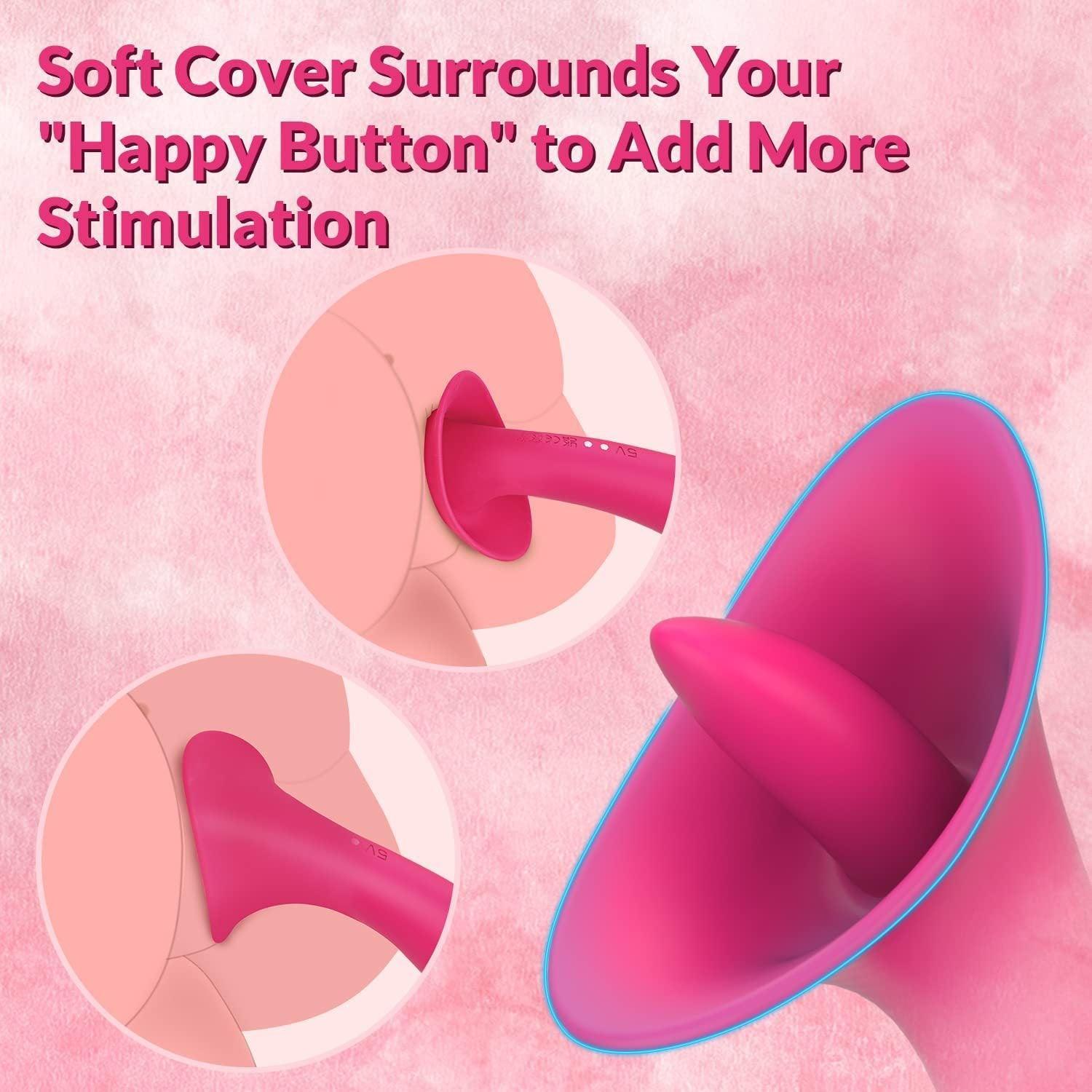 Adele Clit Licking Tongue Vibrator with G-Spot Stimulator: Unleash Your Pleasure - Xoxomoving