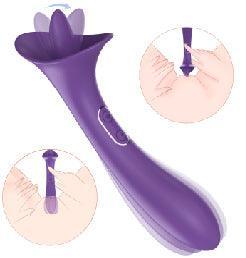 Adele Clit Licking Tongue Vibrator with G-Spot Stimulator: Unleash Your Pleasure - Xoxomoving