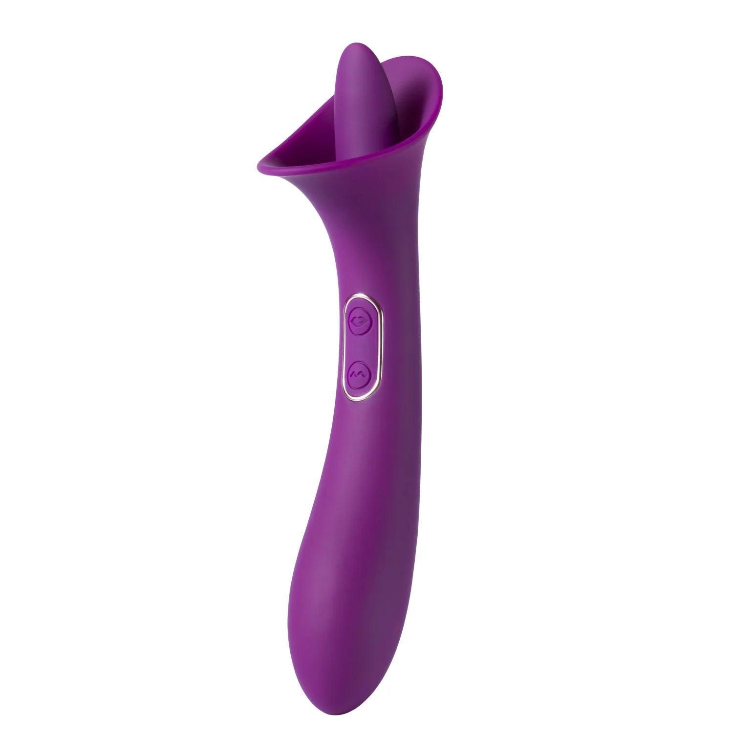 Adele Clit Licking Tongue Vibrator with G-Spot Stimulator: Unleash Your Pleasure - Xoxomoving