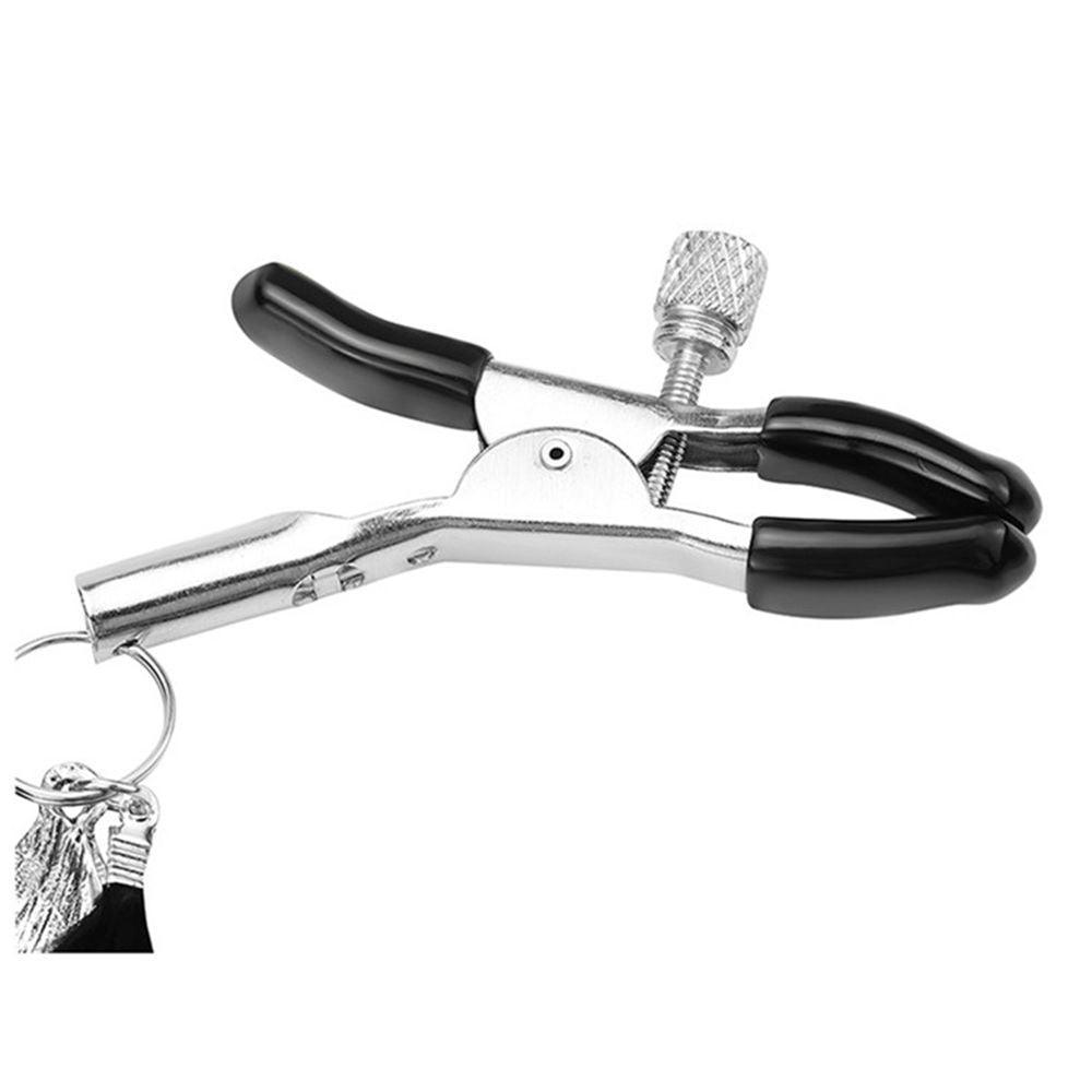 Adjustable Feather Nipple Clamps for Enhanced Sensitivity and Pleasure - Xoxomoving