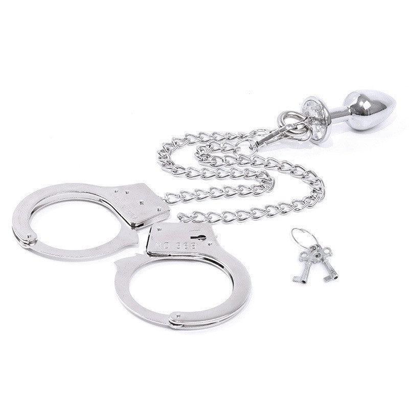 Adjustable O-Ring Metal Handcuffs for BDSM and Bondage Play - Safe and Versatile - Xoxomoving