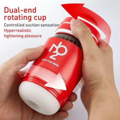 Airplane Cup Manual Pressing Vibrator for Unique Pleasure - Xoxomoving