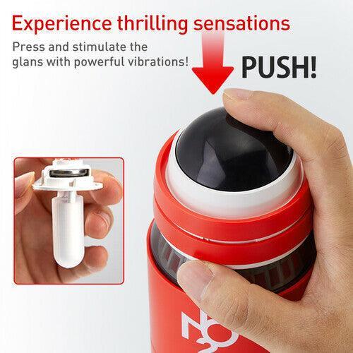 Airplane Cup Manual Pressing Vibrator for Unique Pleasure - Xoxomoving