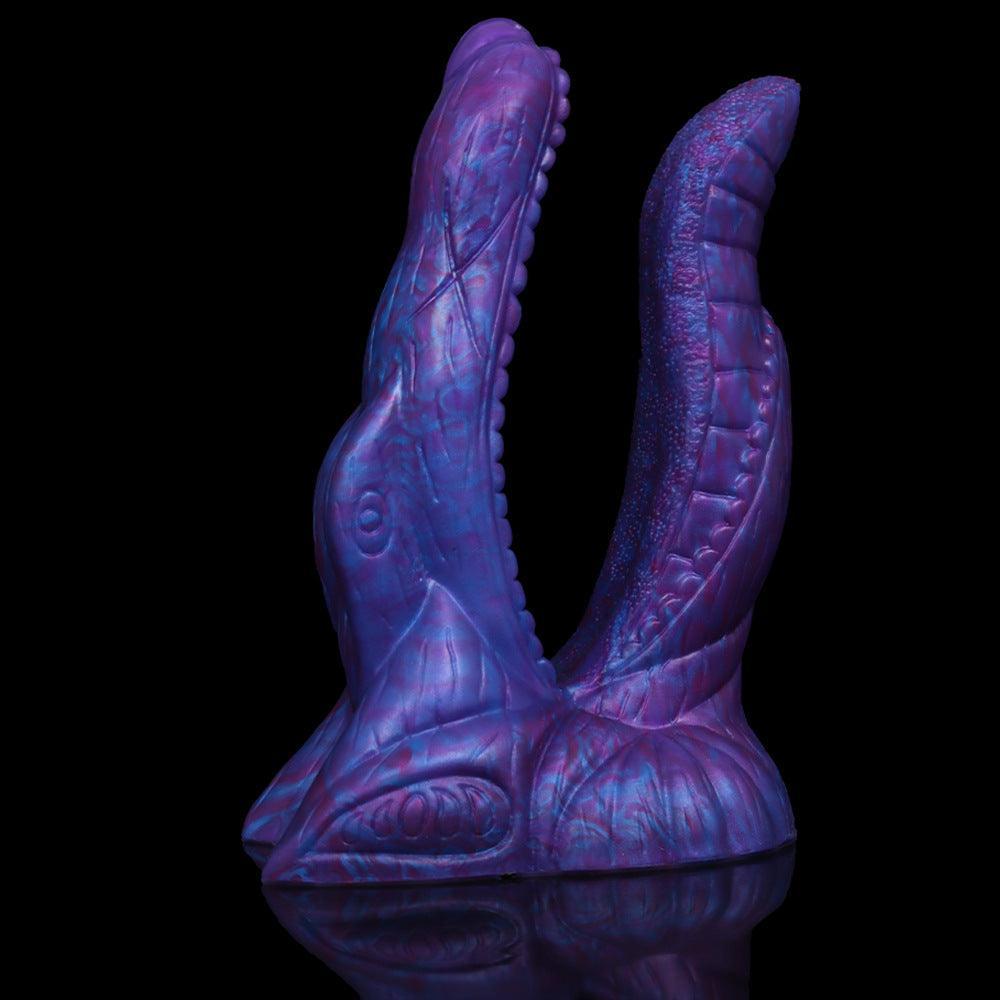 Alligator Mouth Conjoined Double Head Penis Sex Toy - Xoxomoving