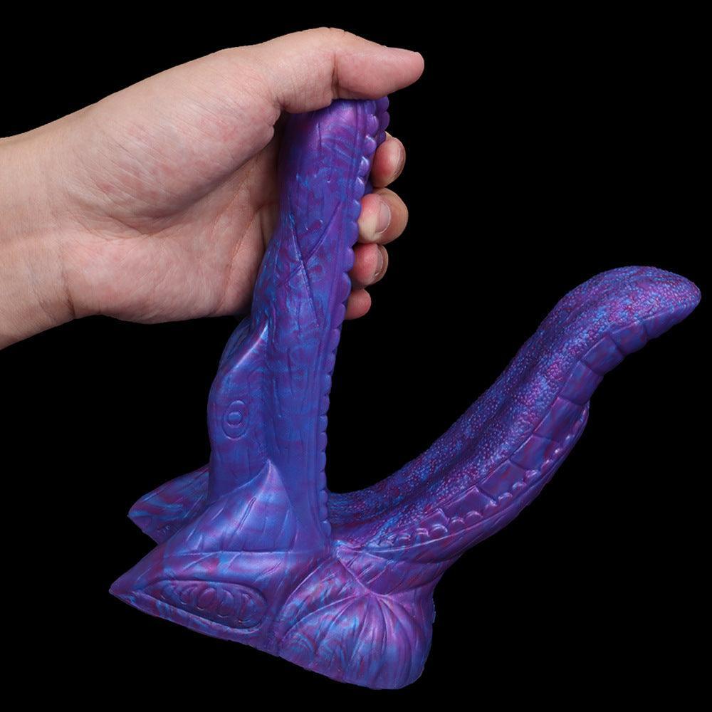 Alligator Mouth Conjoined Double Head Penis Sex Toy - Xoxomoving