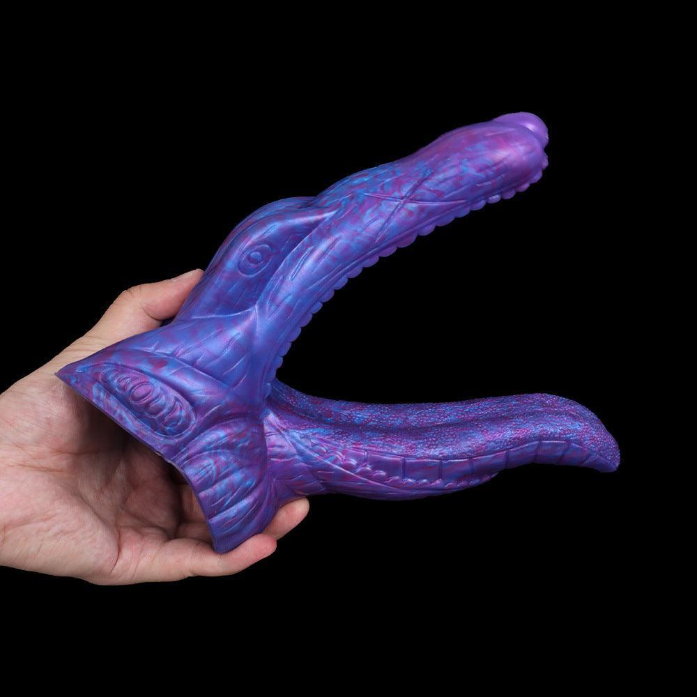 Alligator Mouth Conjoined Double Head Penis Sex Toy - Xoxomoving