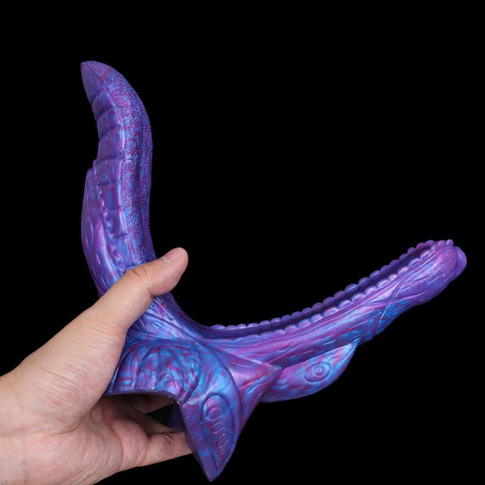 Alligator Mouth Conjoined Double Head Penis Sex Toy - Xoxomoving