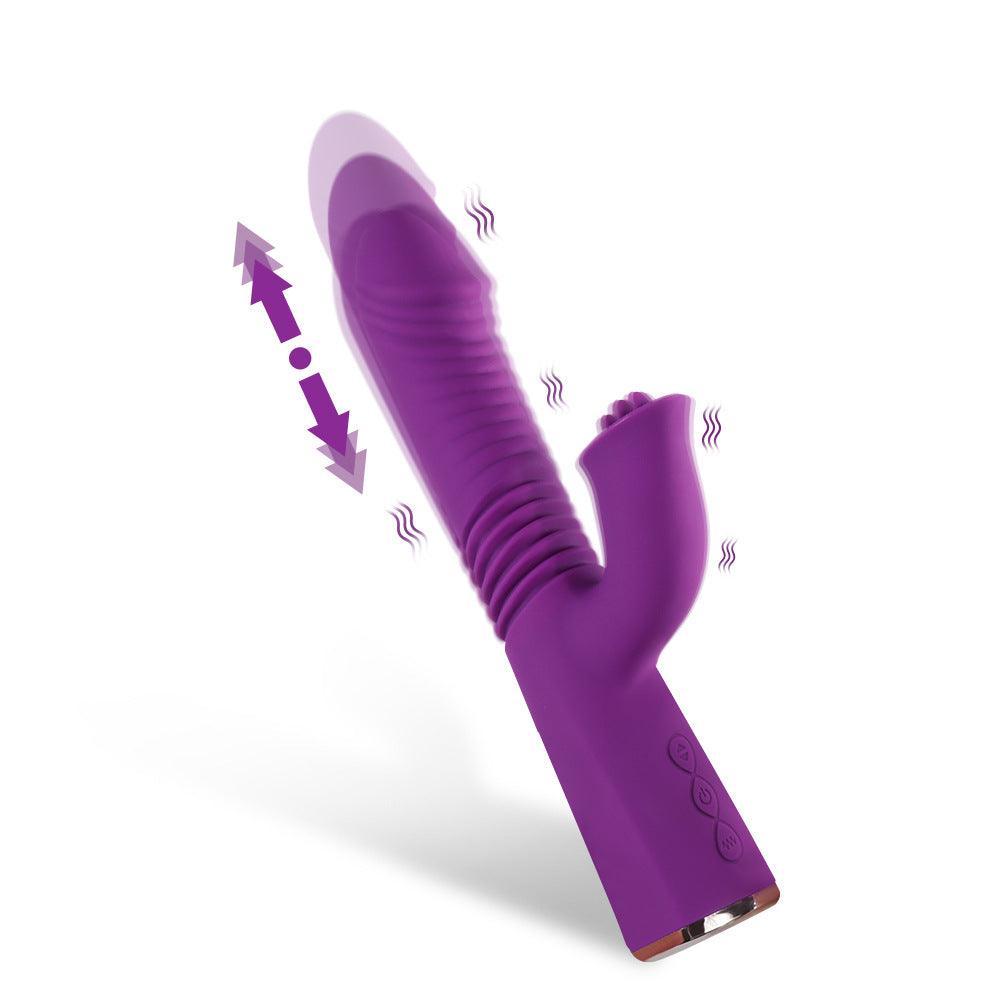 Aria Thrusting G-Spot and Clit Licking Rabbit Vibrator: Ultimate Pleasure - Xoxomoving