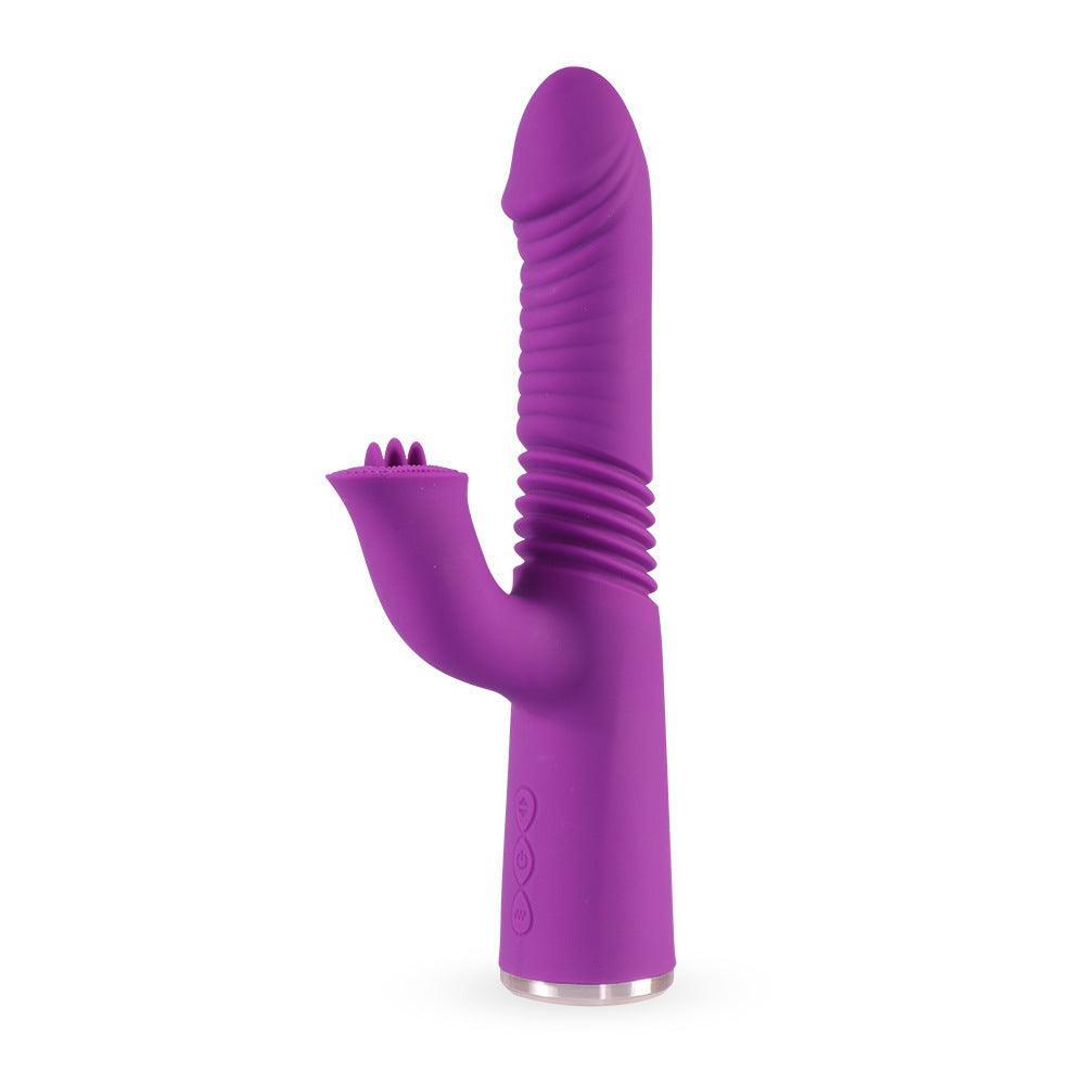 Aria Thrusting G-Spot and Clit Licking Rabbit Vibrator: Ultimate Pleasure - Xoxomoving