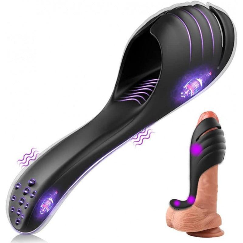 Ark Vibrating Penis Stroker - 9 Modes, Waterproof Silicone - Xoxomoving