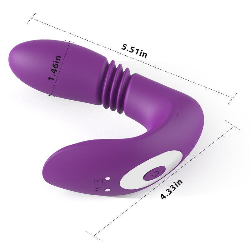 Asisa - Super Powerful 12 Vibrating 3 Thrusting Stimulator - Xoxomoving