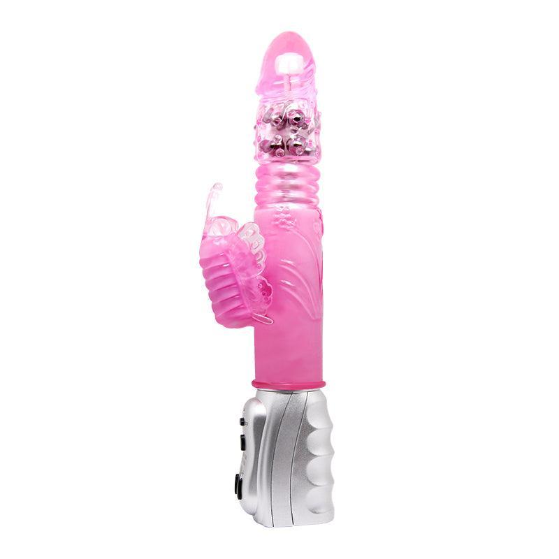 Aura Butterfly Thrusting & Rotating Dual-Action Vibrator - Xoxomoving