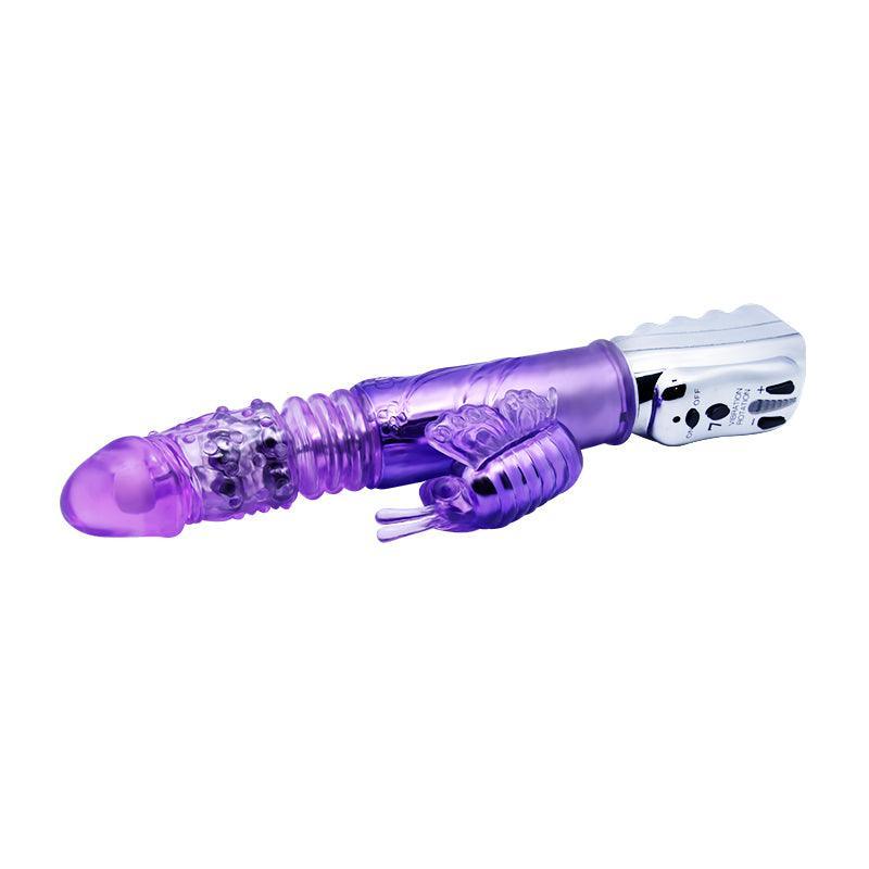 Aura Butterfly Thrusting & Rotating Dual-Action Vibrator - Xoxomoving