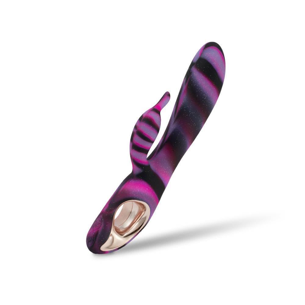 Aurora-Like Rabbit Vibrator with O-Ring Handle - Xoxomoving