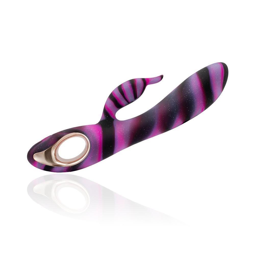 Aurora-Like Rabbit Vibrator with O-Ring Handle - Xoxomoving