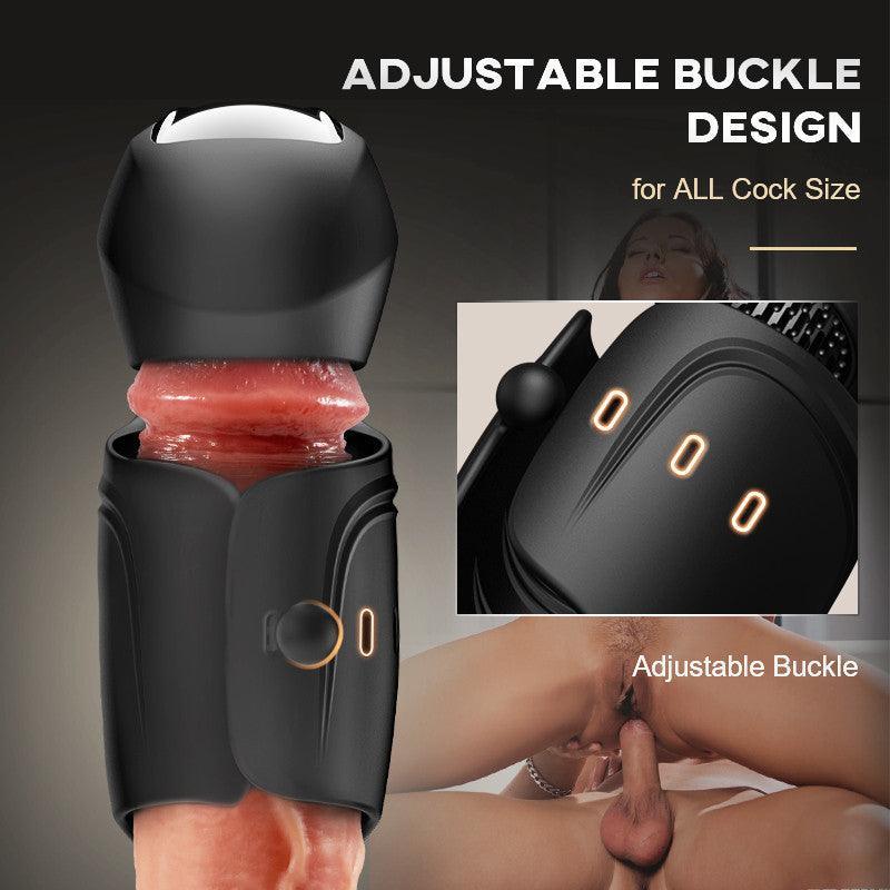 Automatic Adjustable Buckle 10 Vibrating Modes Masturbator Cup - Xoxomoving