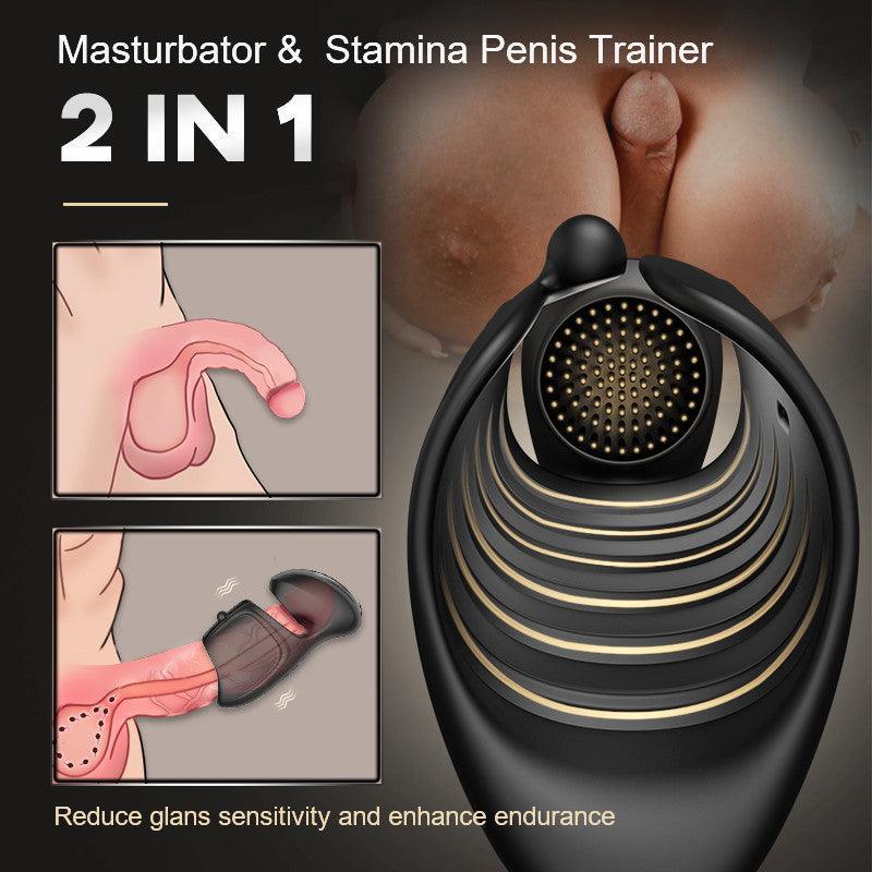 Automatic Adjustable Buckle 10 Vibrating Modes Masturbator Cup - Xoxomoving