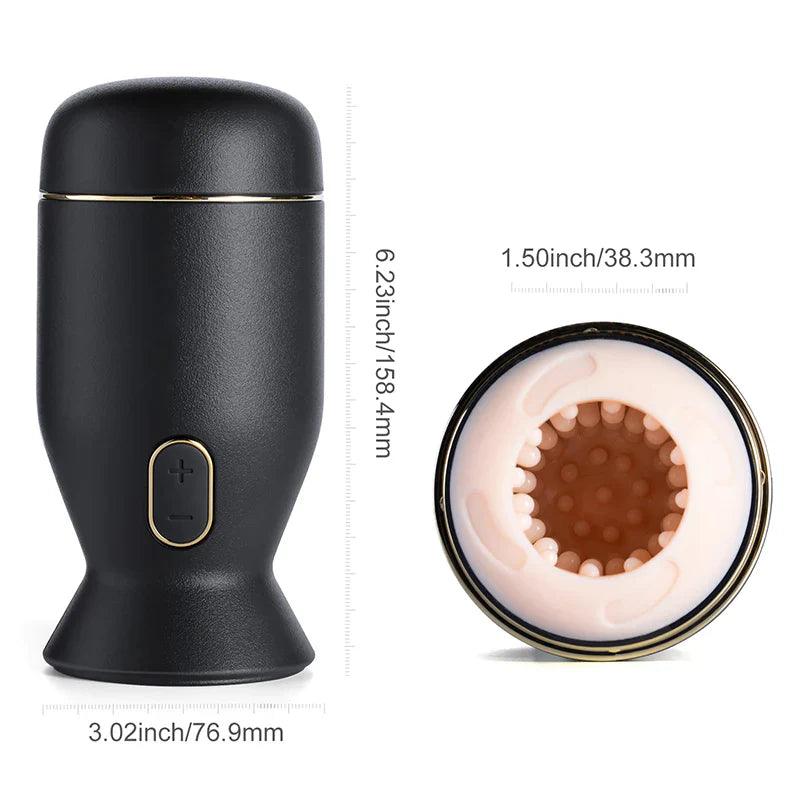 Automatic Rotating Penis Stimulator - High-Speed, USB Rechargeable - Xoxomoving