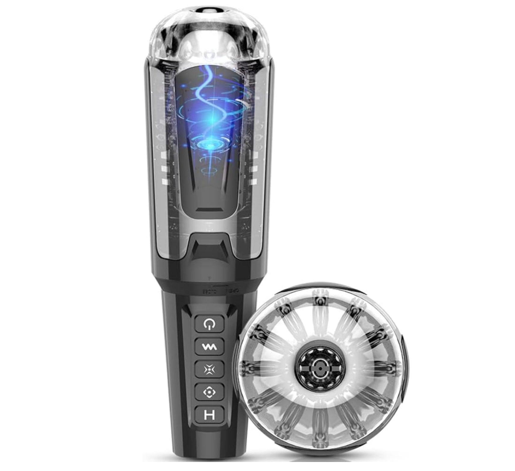 Automatic Sucking Male Masturbator - 10 Vibration & 4 Suction Modes - Xoxomoving