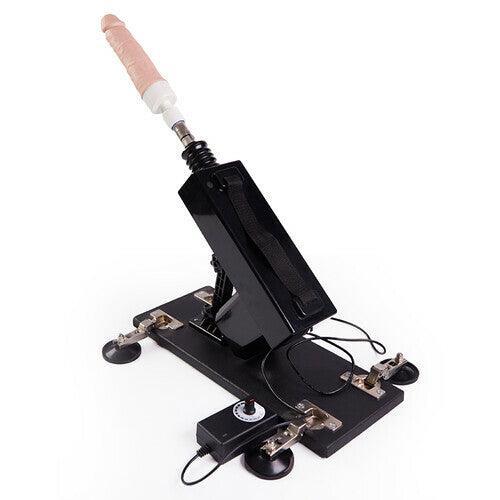 Automatic Thrusting Heating Swinging Vibrating Sex Machine with Dildo and Suction Cup 28 Inch - Xoxomoving