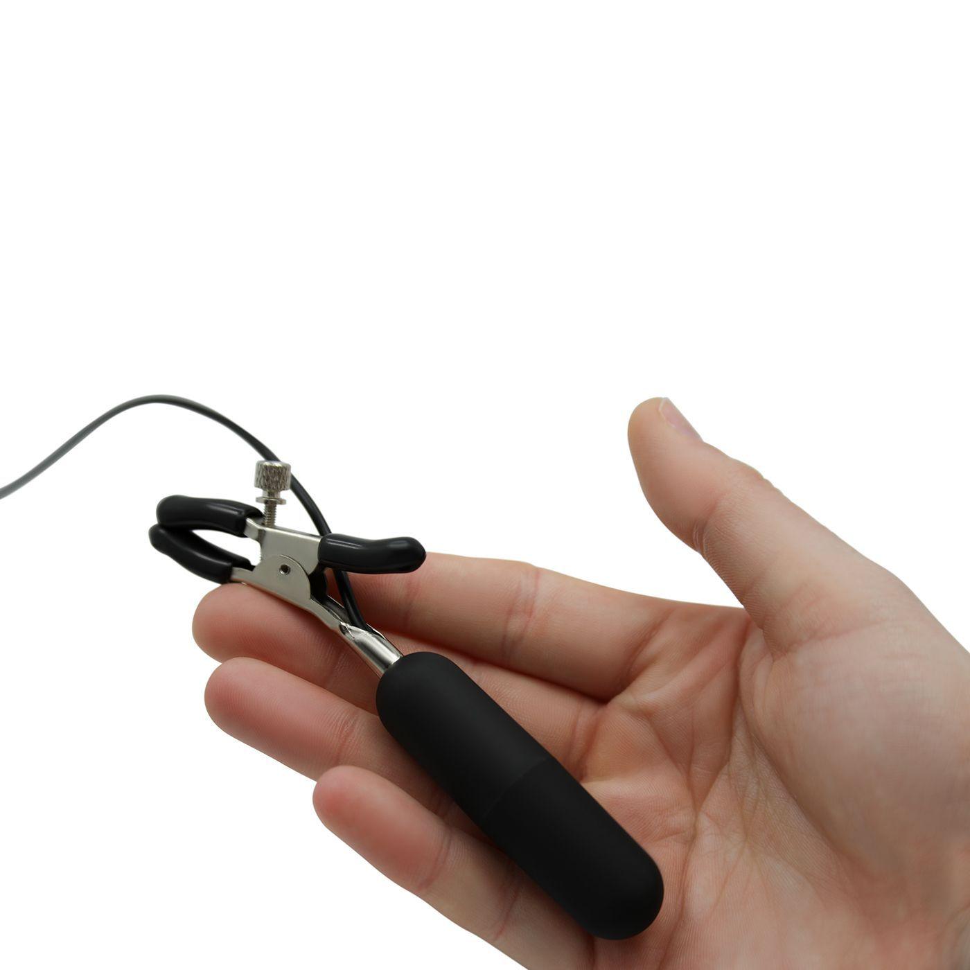 Remote Control BDSM Vibrating Nipple Clamps - Xoxomoving