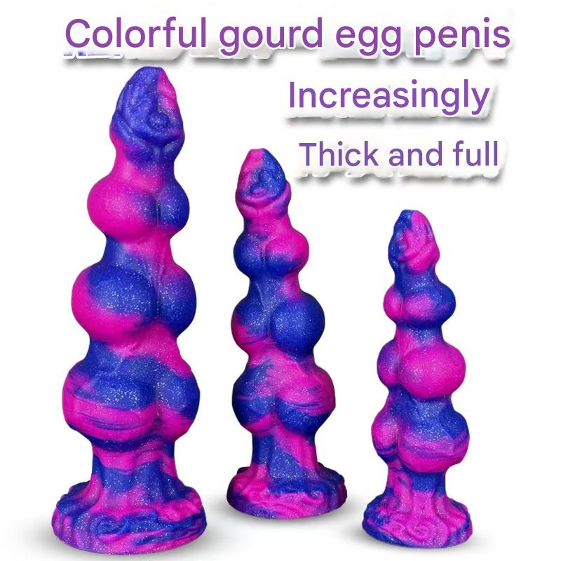Huge Colorful Dog Wolf Monster Dildo Xoxomoving