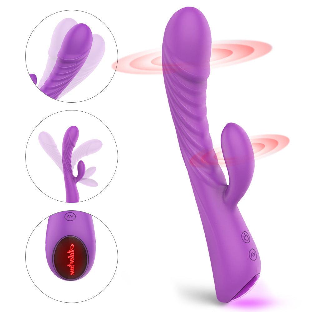 Babs -Dual Motor Waterproof Rabbit Vibrator - 9 Vibration Modes - Xoxomoving