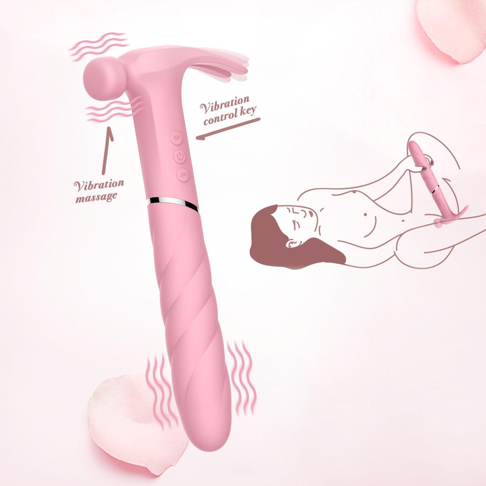 Bad-ass Hammer – Multi-Function G-spot and Clit Vibrator - Xoxomoving