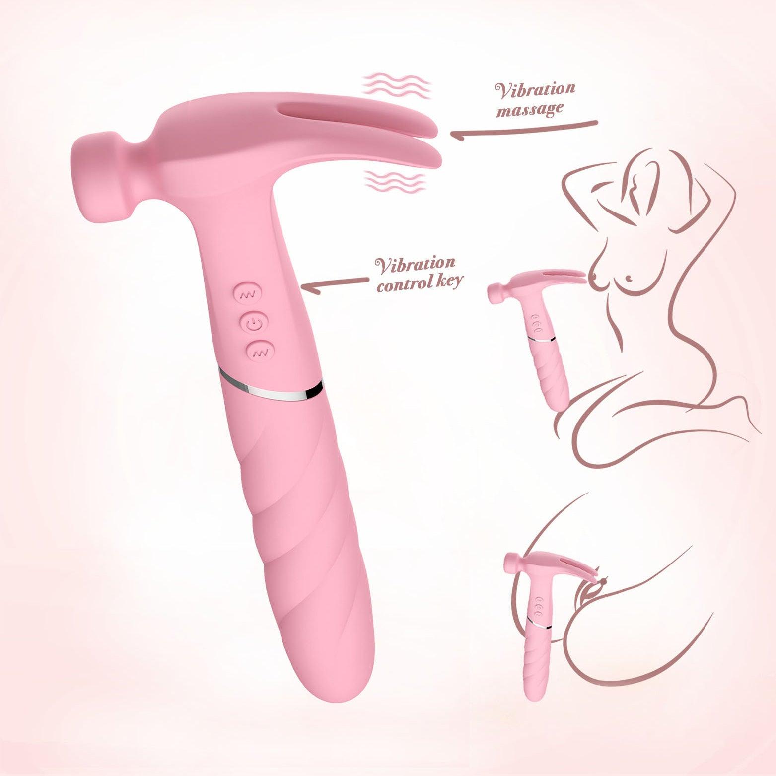 Bad-ass Hammer – Multi-Function G-spot and Clit Vibrator - Xoxomoving