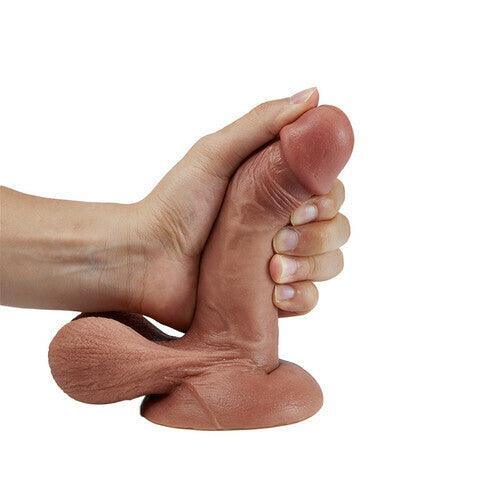 Ballslover - Realistic Dildo with Protruding Soft Balls 6.89 Inch - Xoxomoving