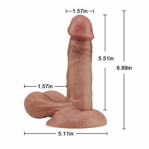 Ballslover - Realistic Dildo with Protruding Soft Balls 6.89 Inch - Xoxomoving