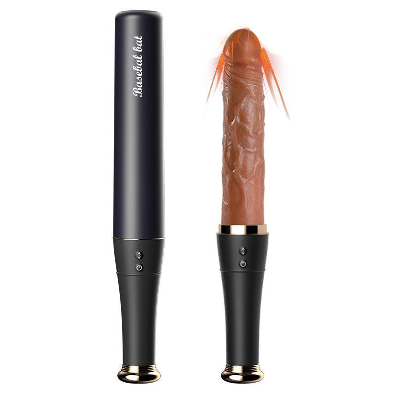 Baseball Telescopic Heated Vibrator Dildo - Xoxomoving