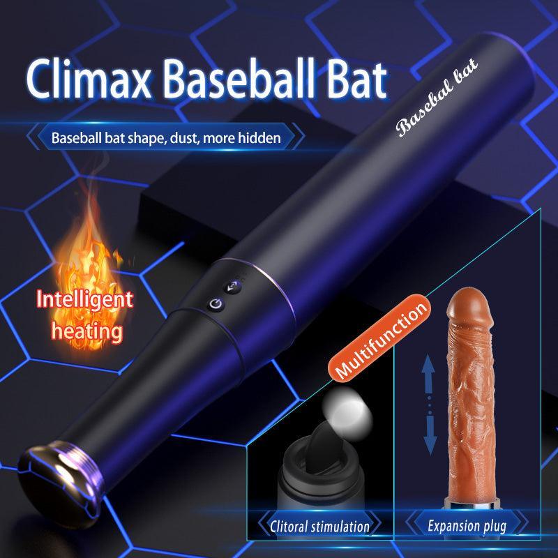 Baseball Telescopic Heated Vibrator Dildo - Xoxomoving