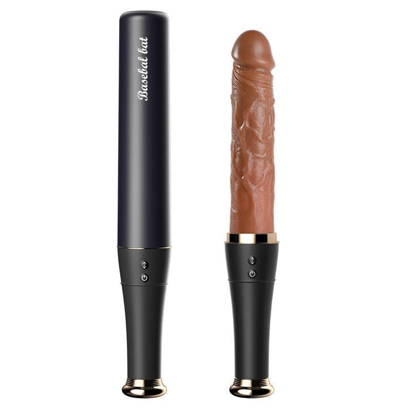 Baseball Telescopic Heated Vibrator Dildo - Xoxomoving