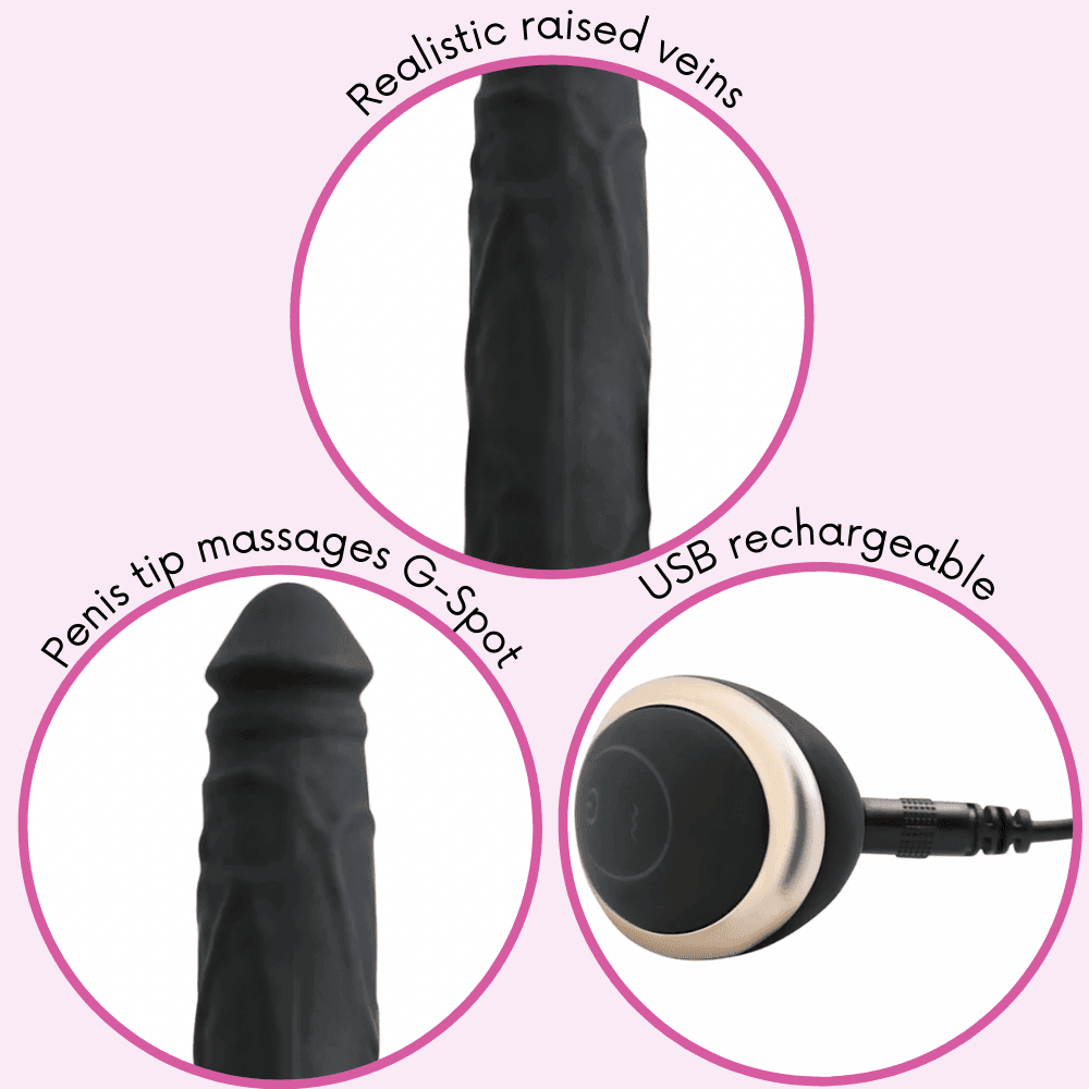 Bato Ultra Real Powerful Rechargeable Dildo Vibrator - Xoxomoving