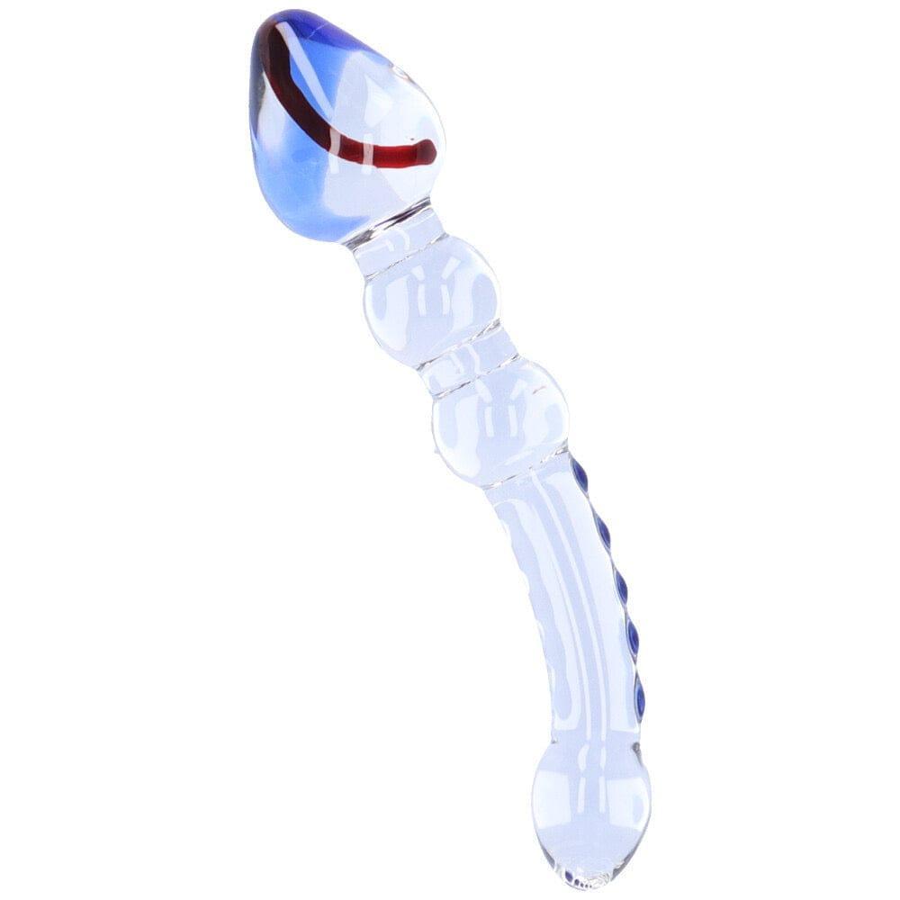 Beaded Glass Anal Slider Wand - Xoxomoving